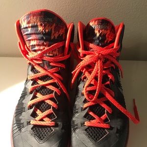 Nike Orange Hyperdunks Size 12